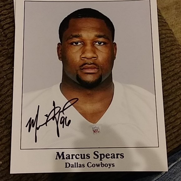 Marcus Spears #96 signed photo Dallas Cowboys - Picture 4 of 5